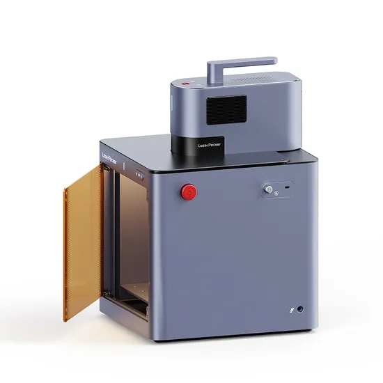 Powerful 20W Fiber Laser Source 100x100mm Working Area